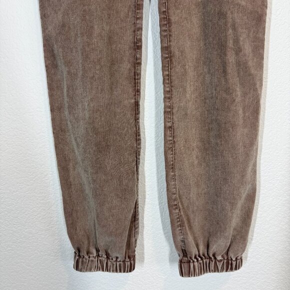 Brown Corduroy Joggers Pants Small - Picture 7 of 12